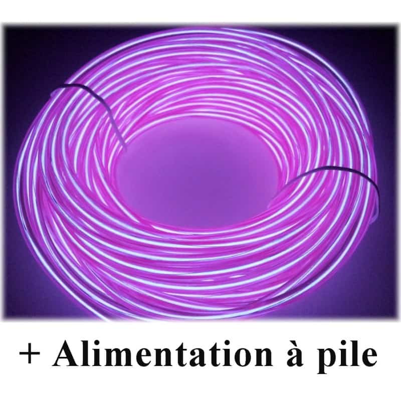 Kit Néon fil Portatif Violet Kit Néon fil Portatif Violet