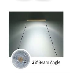 Ampoule GU10 7W 38°