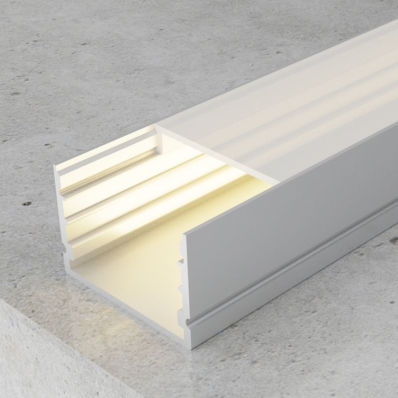 Profilé aluminium Ruban LED 19,3x13mm Profilé aluminium Ruban LED 19,3x13mm