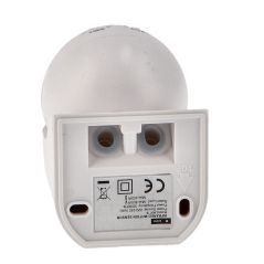 Détecteur de présence 180° 800W IP44 Blanc