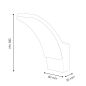 Applique murale 12W CCT3000K-4000K-6000K IP54 Blanche