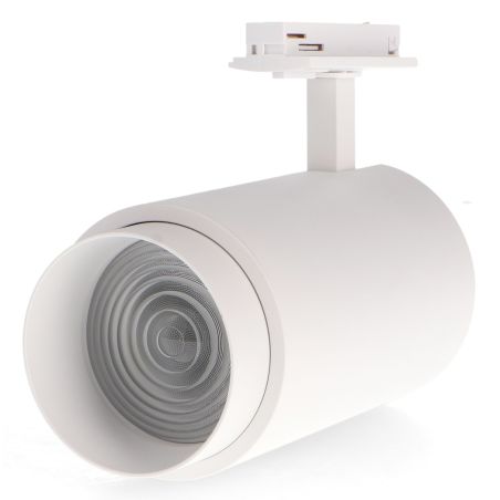 Projecteur intérieur monophasé 30W dimmable Blanc avec optique réglable