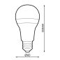 Guirlande lumineuse de 5m avec 10 ampoules E27 IP65 Guirlande lumineuse de 5m avec 10 ampoules E27 IP65