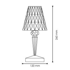 Lampe à poser LED 1W Effet Diamant CCT