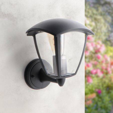 Applique Murale extérieur E27 noir Ip44