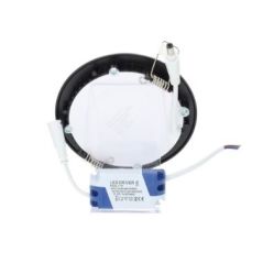 Spot extra plat 6W Noir