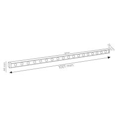 Projecteur mural 18W IP65