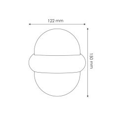 Applique murale Globe 10W IP54