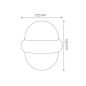 Applique murale Globe 10W IP54