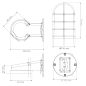 Applique murale industrielle E27 IP54 Applique murale industrielle E27 IP54