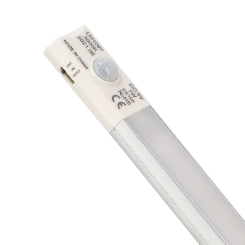 Barre LED Détecteur de Mouvement 1W USB 5V Barre LED Détecteur de Mouvement 1W USB 5V