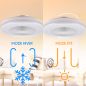 Ventilateur de Plafond 36W RGB+CCT – LED – Télécommande – Été/Hiver Ventilateur de Plafond 36W RGB+CCT – LED – Télécommande – Été/Hiver
