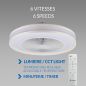 Ventilateur de Plafond 36W RGB+CCT – LED – Télécommande – Été/Hiver Ventilateur de Plafond 36W RGB+CCT – LED – Télécommande – Été/Hiver
