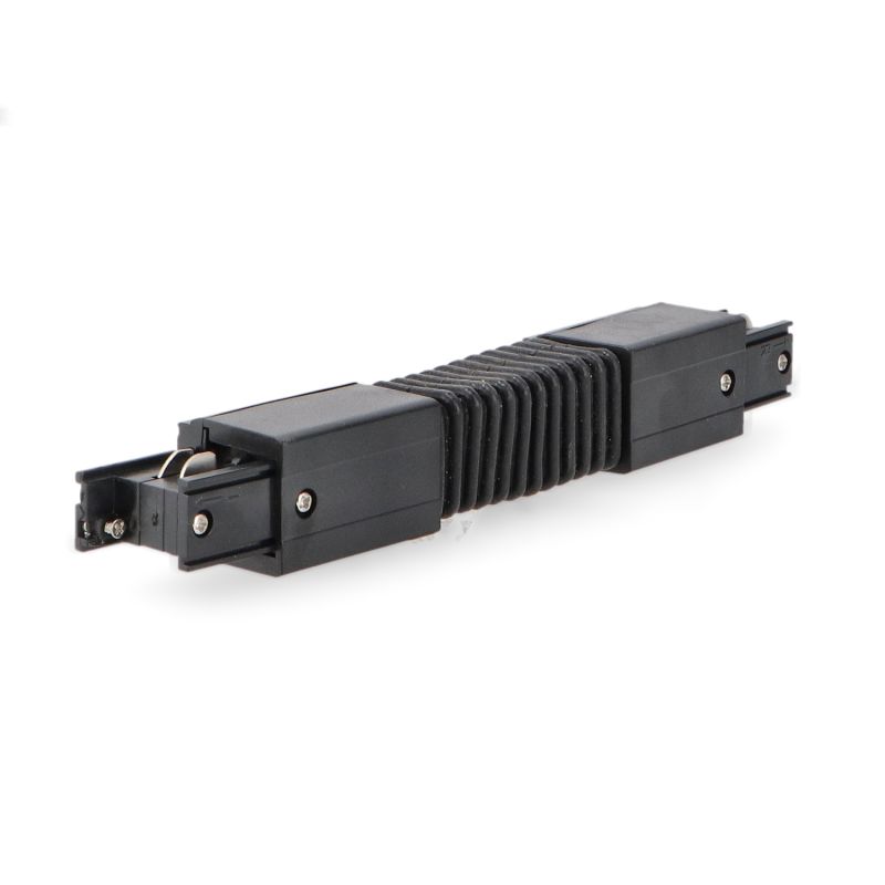 Connecteur Flexible Noir pour Rail Triphasé