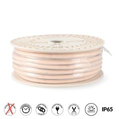Ruban LED 220V COB 10W/m IP65 Blanc Chaud