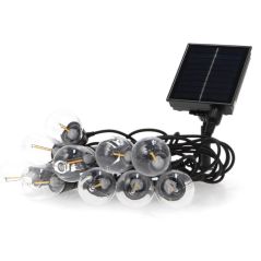 Guirlande Solaire LED 10 Ampoules 6,5m IP54