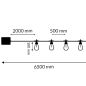 Guirlande Solaire LED 10 Ampoules 6,5m IP54 Guirlande Solaire LED 10 Ampoules 6,5m IP54