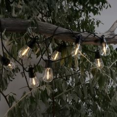 Guirlande Solaire LED 10 Ampoules 6,5m IP54