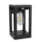 Applique Murale Solaire LED Noire 2.5W IP54 avec Détecteur