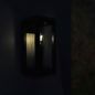 Applique Murale Solaire LED Noire 2.5W IP54 avec Détecteur