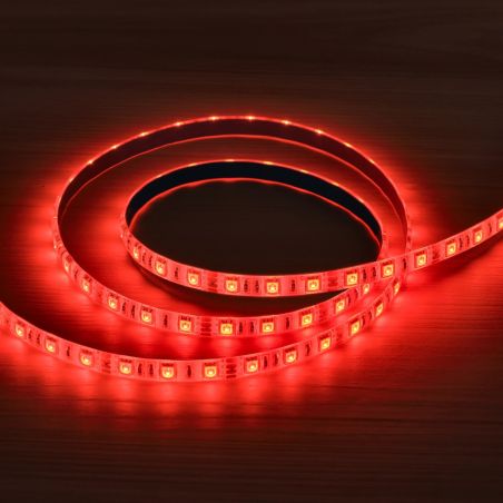 Ruban LED 24V Rouge 12W/m IP65