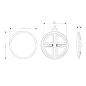 Spot LED extra plat 15W à Diamètre de Perçage Ajustable Ø50 à 100mm – Encastrable polyvalent Spot LED extra plat 15W à Diamètre de Perçage Ajustable Ø50 à 100mm – Encastrable polyvalent