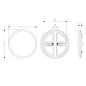 Spot LED extra plat 30W à Diamètre de Perçage Ajustable Ø50 à 230mm – Encastrable polyvalent Spot LED extra plat 30W à Diamètre de Perçage Ajustable Ø50 à 230mm – Encastrable polyvalent