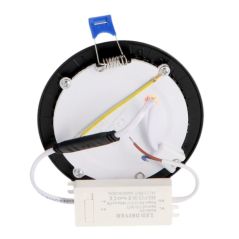 Spot LED Extra Plat Encastrable 6W Noir CCT 3000K 4000K 6000K UGR 19 IP20