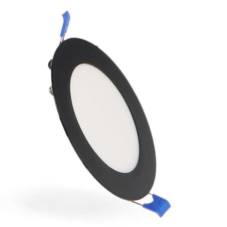 Spot LED Extra Plat Encastrable 6W Noir CCT 3000K 4000K 6000K UGR 19 IP20