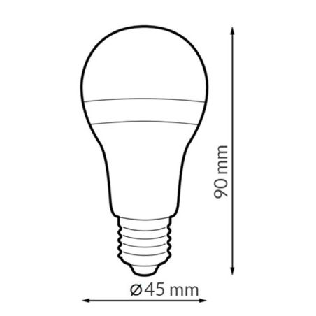 Ampoule E27 5W G45 LED Opale – 3000K, 4500K, 6000K – 450 lm – Garantie 3 ans