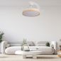 Ventilateur de Plafond LED Design Bois et Blanc Ø106 cm – Télécommande – Été/Hiver – CCT Ventilateur de Plafond LED Design Bois et Blanc Ø106 cm – Télécommande – Été/Hiver – CCT