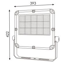 Projecteur LED 300W IP65 – 42 000 lumen - Dimmable 1-10V - Étanche - Garantie 5 ans