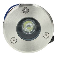 Spot Encastrable LED Extérieur 1W 12V AC/DC IP65 Inox – Balise Sol Étanche