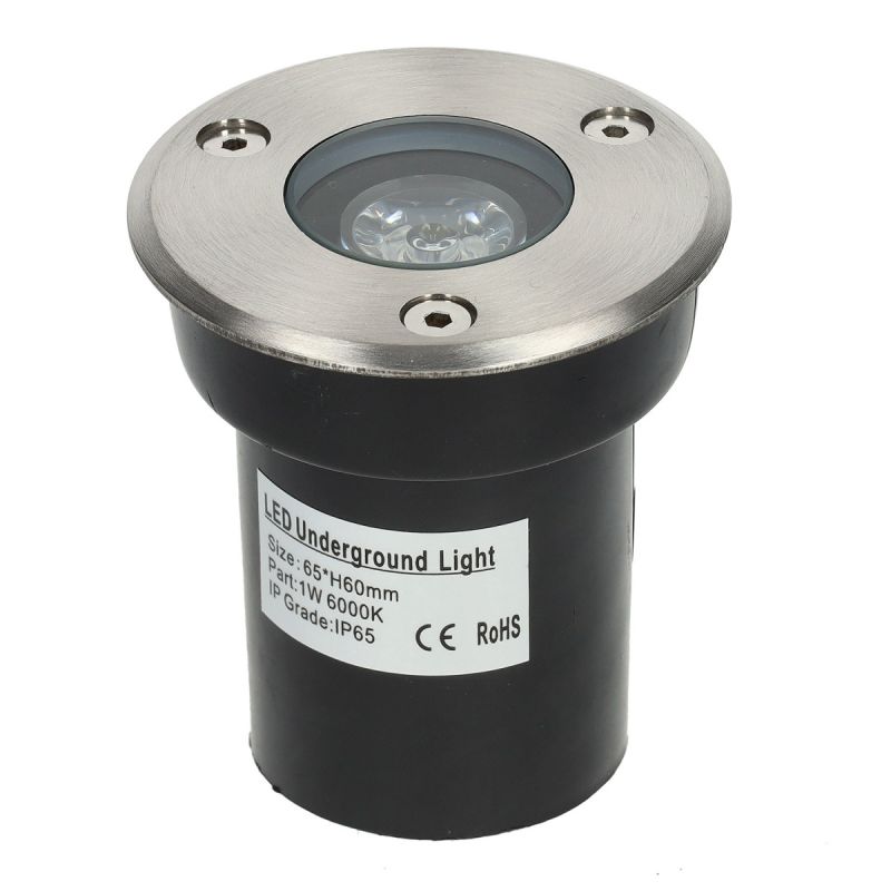 Spot Encastrable LED Extérieur 1W 12V AC/DC IP65 Inox – Balise Sol Étanche Spot Encastrable LED Extérieur 1W 12V AC/DC IP65 Inox – Balise Sol Étanche