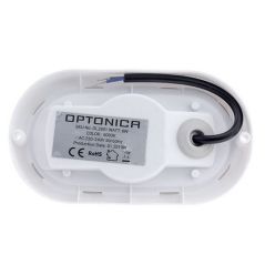 Plafonnier extérieur 8W IP54 ovale LED blanc – Éclairage mural et plafond étanche