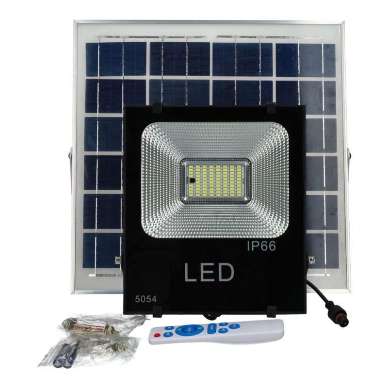 Projecteur solaire 30W IP65 avec télécommande – LED extérieur 900 lm Projecteur solaire 30W IP65 avec télécommande – LED extérieur 900 lm