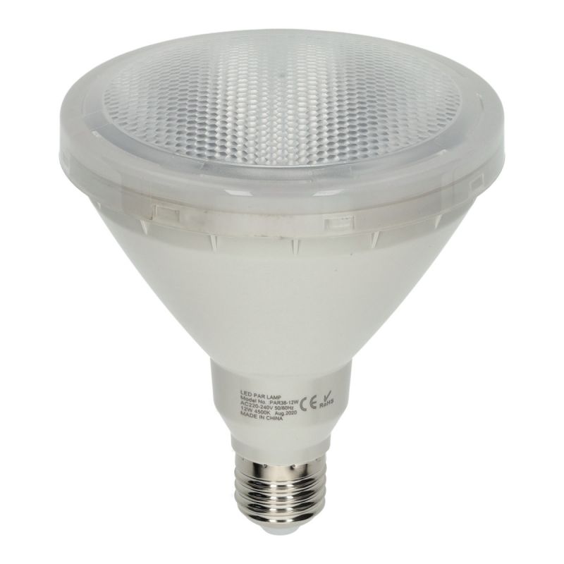 Ampoule E27 12W PAR38 LED – Blanc chaud, neutre, froid, rouge, vert, bleu, orange Ampoule E27 12W PAR38 LED – Blanc chaud, neutre, froid, rouge, vert, bleu, orange