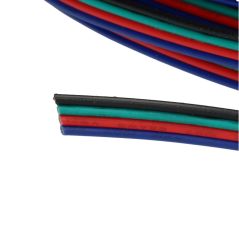 Câble Ruban LED RGB 4 fils AWG22 – Installation sur mesure bandes LED – IP20 CE RoHS