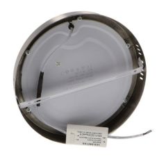 Plafonnier LED 20W rond nickel Ø225mm - Eclairage ajustable CCT3000K-4000K-6000K