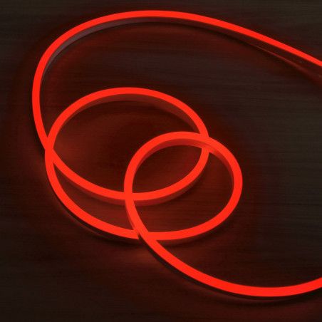 Néon LED flexible 220V Rouge 8,5W/m IP65 - Bande lumineuse étanche extérieur et intérieur