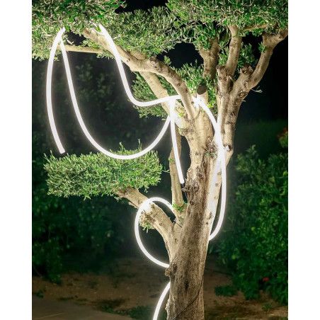 Néon LED flexible 12V Blanc Froid 7W/m IP65 - Bande lumineuse étanche extérieur et intérieur