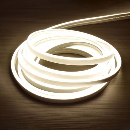 Néon LED flexible 12V Blanc Froid 7W/m IP65 - Bande lumineuse étanche extérieur et intérieur