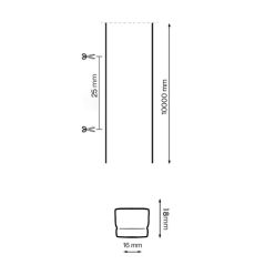 Néon LED flexible 24V Blanc Froid 20W/m IP65 - Bande lumineuse étanche extérieur et intérieur