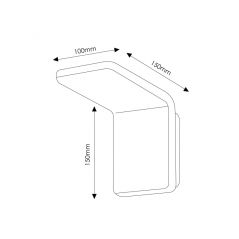 Applique murale LED 10W blanche -Éclairage Décoratif Intérieur moderne