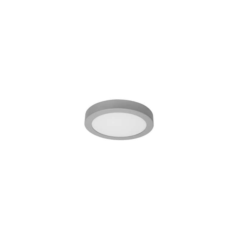 Plafonnier 18W rond argent Plafonnier 18W rond argent