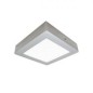 Plafonnier 12W carré argent Plafonnier 12W carré argent