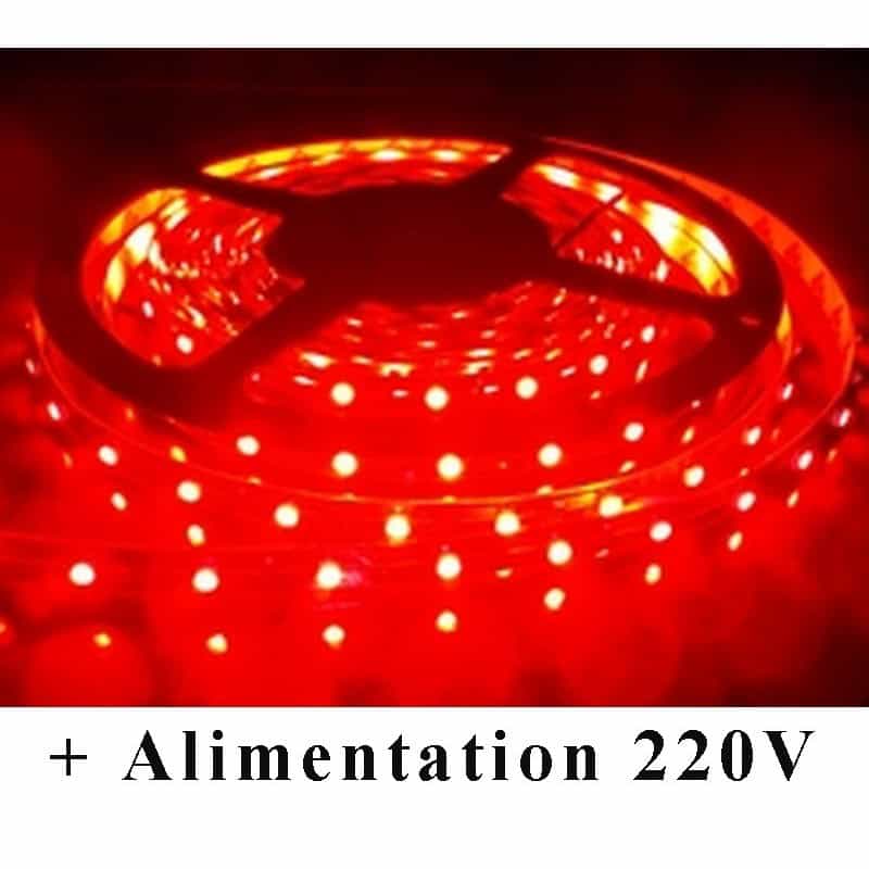 Kit Ruban LED Rouge 12V-230V Kit Ruban LED Rouge 12V-230V