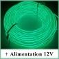 Kit Néon fil 12V Vert Kit Néon fil 12V Vert