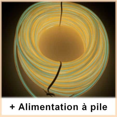 Kit Néon fil Portatif Jaune