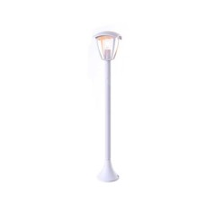 Potelet extérieur 90cm E27 IP44 Blanc
